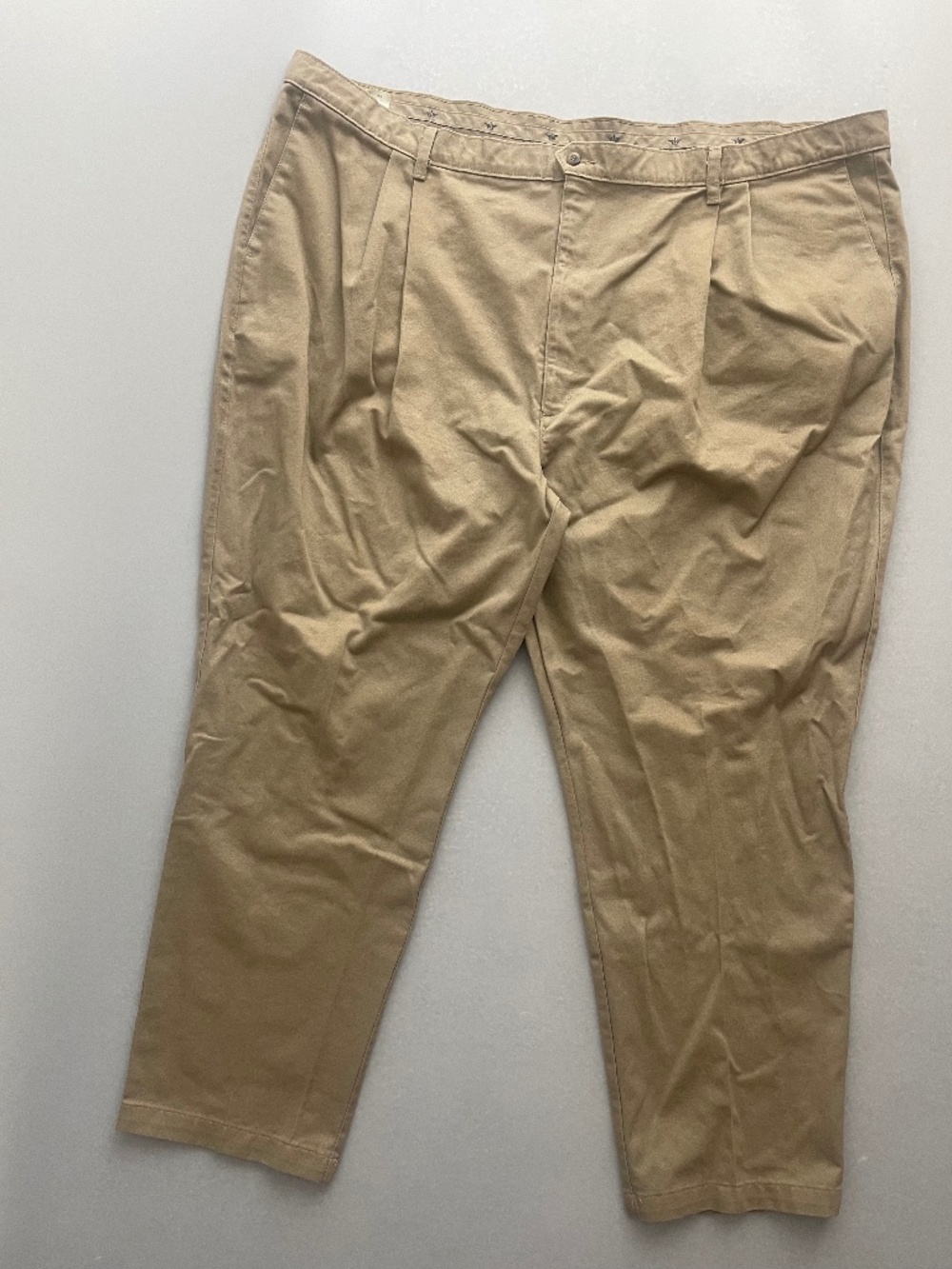 Dockers Khakis Classic Fit Men’s Khaki Chino Pants W52 L32 Beige 100% Cotton
